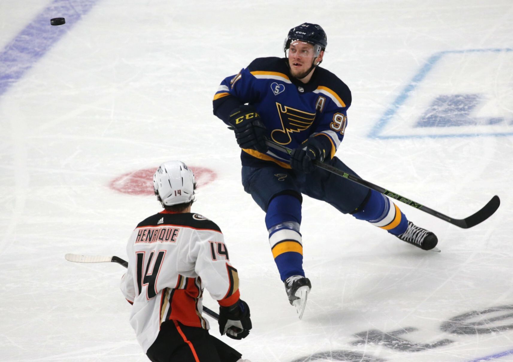 St. Louis Blues lose 4-1 to Anaheim Ducks